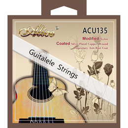 ACU135 吉他里里弦，改性尼龙光弦，镀银铜缠弦，防锈涂层