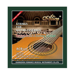 ACB112 低音吉他弦，透明尼龙光弦，镀银铜缠弦，防锈涂层