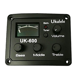UK-600T 尤克里里多功能均衡器，3段EQ，液晶显示