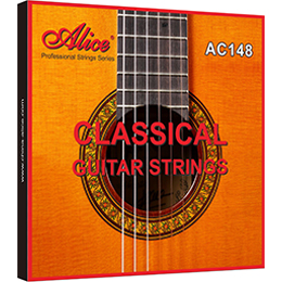 AC148 古典吉他弦，水晶尼龙光弦，镀银90/10青铜缠弦，纳米抛光覆膜
