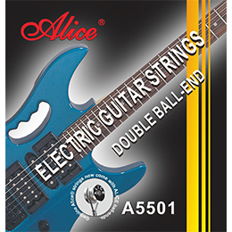 A5501 双球电吉他弦，镀层钢丝光弦，镀镍合金缠弦
