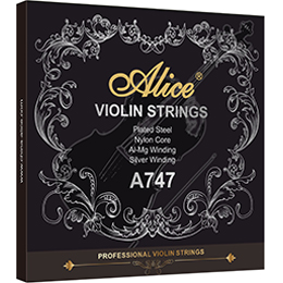 A747 小提琴弦，镀层钢丝光弦，尼龙弦芯，铝镁、纯银缠弦