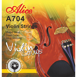 A704 小提琴弦，镀层钢丝光弦，钢丝芯，铝镁、镍铁缠弦