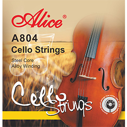 A804 大提琴弦，钢丝芯，铝镁、镍铁缠弦