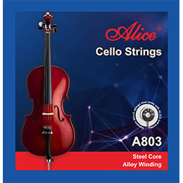 A803 大提琴弦，钢丝芯，合金缠弦