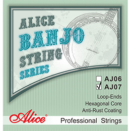 AJ07 四弦班卓琴弦，镀层钢丝光弦，磷青铜缠弦，防锈涂层