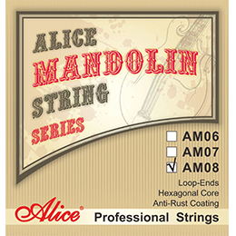 AM08 曼陀铃琴弦，镀层钢丝光弦，镀银铜缠弦，防锈涂层