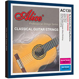 AC130 古典吉他弦，透明尼龙光弦，镀银铜合金缠弦，防锈涂层