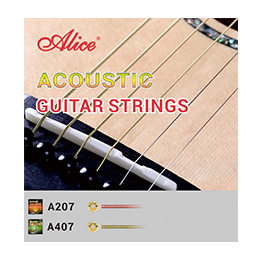 A207 民谣吉他弦，镀层钢丝光弦，铜合金缠弦，(磷青铜色)防锈涂层